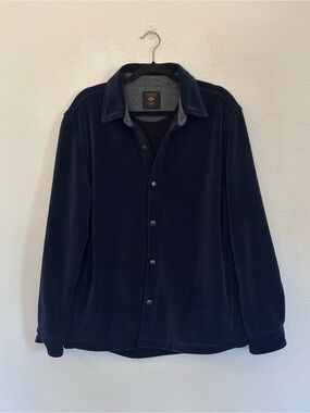 Copper & Oak Mens Corduroy Plush Button Jacket
